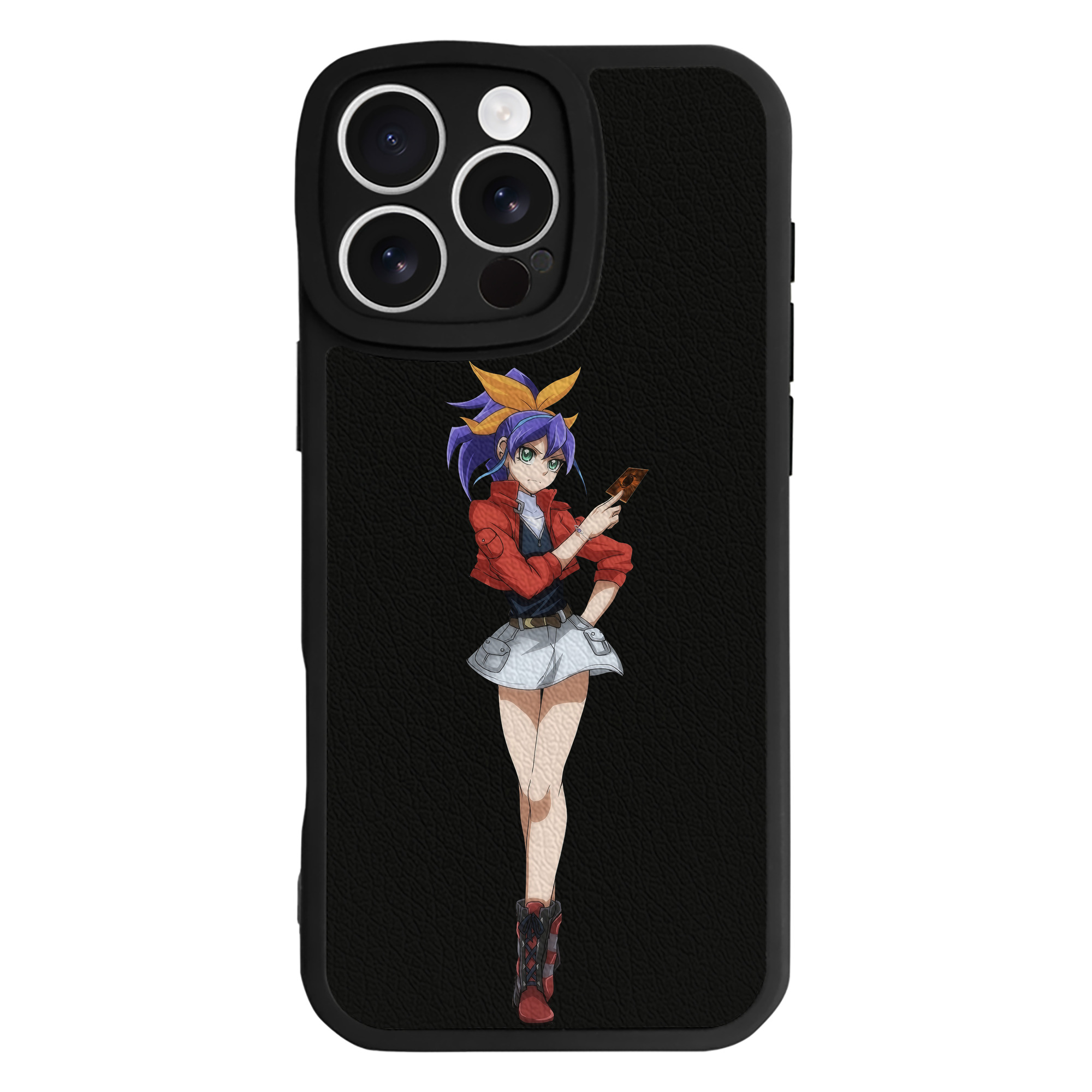 遊☆戯☆王 Yu-Gi-Oh! 【iPhone 16シリーズ対応】シリコンスマホケース（レザー調） 材質：シリコン